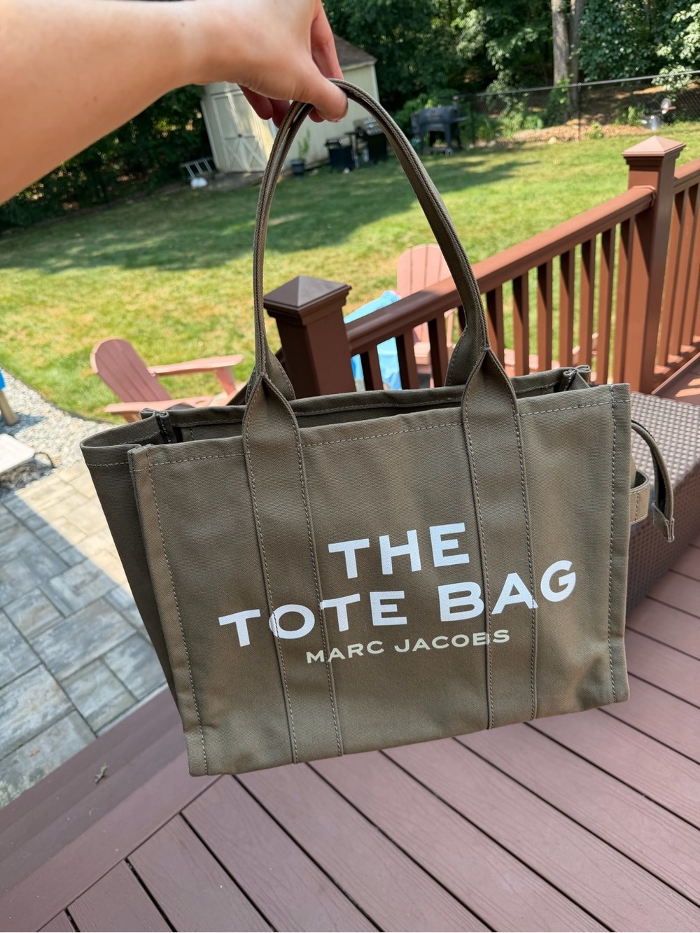 Marc Jacobs The Tote Bag in Olive